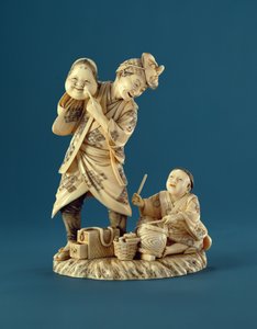 明治时期的艺人，Okinomo 作者 日本学校