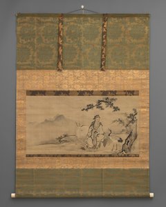 Jurojin and Deer 作者 日本学校