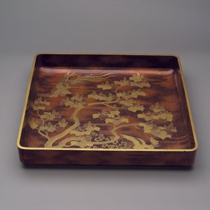 和服托盘（漆木）