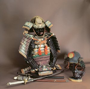 武士盔甲，室町时代（1333-1571）c.1384 作者 日本学校