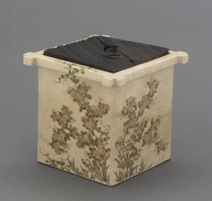 井口形状的萨摩烧茶礼水罐，茶礼水罐（水桥） 作者 日本学校