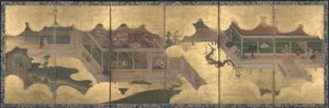 “源氏物语”的场景，1625-60 作者 日本学校