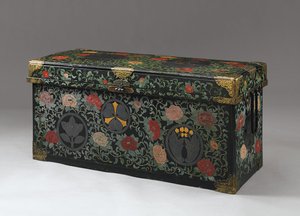 储物箱（永永），江户时代（漆器和镀金铜） 作者 日本学校