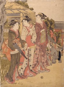 市井三美（彩色木版画） 作者 日本学校
