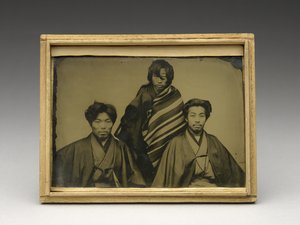 无标题，c。 1875年（原始kiri木盒的打字本） 作者 日本学校
