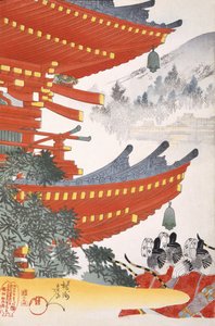 勇士队从19世纪的Woodcuts专辑（Color Wood Block Print）出发 作者 日本学校