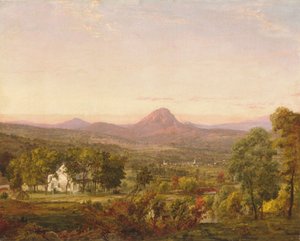 秋天风景，糖面包山，橙县，纽约，c.1870-75