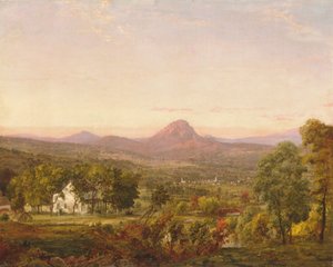 秋天的风景，甜面包山，橙县，纽约，ca。 1870-75。 作者 贾斯珀·弗朗西斯·克罗普西