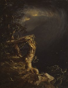 爆炸的树，1850年。 作者 贾斯珀·弗朗西斯·克罗普西