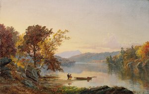 乔治湖，1871年 作者 贾斯珀·弗朗西斯·克罗普西