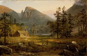 先锋之家，鹰崖，白山，1859年 作者 贾斯珀·弗朗西斯·克罗普西