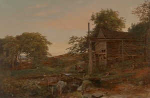 水磨坊 作者 Jasper Francis Cropsey