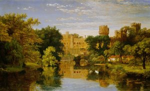 沃里克城堡，英格兰，1857年。 作者 贾斯珀·弗朗西斯·克罗普西