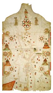 地中海和黑海地图，1563年 作者 杰姆橄榄