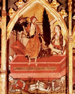 Altarpiece of the Virgin: detail of the Resurrection