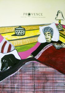 肮脏的大米》，2010 年（水彩纸上的混合媒介，裱在面板上，背面印有食谱） 作者 杰·巴特勒