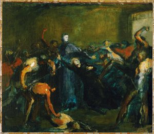 监狱中的达博伊先生（布面油画）