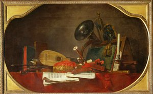 音乐的属性》（Les attributs de la musique - the attributes of music），《40-12-16/28》（40-12-16/28）的伴奏曲，《乔伊西城堡》（Chateau de Choisy）的三部辅助曲之一...