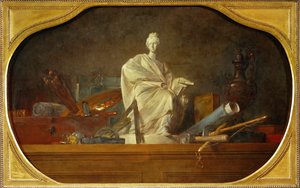 Les attributs des arts - 艺术的属性，40-12-16/29 的配套作品，Chateau de Choisy 的三个附属品之一...