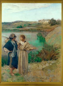 托比亚斯和天使（布面油画）