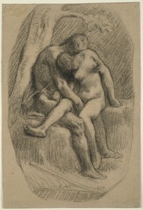 恋人们 作者 Jean-Francois Millet