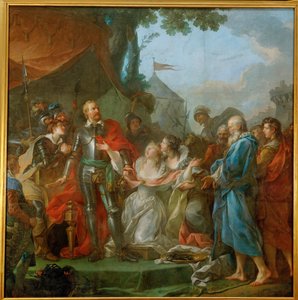 尤斯塔克-德-圣皮埃尔在加莱围城战中的英勇表现