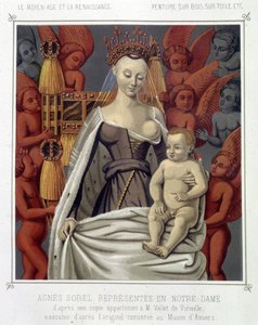 艾格尼丝-索雷尔(1422-1450)(马恩河畔博特女士)(Beaute-sur-Marne)在圣母院的代表作
