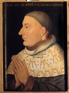 勃艮第公爵让-无畏的肖像（1371-1419） 归功于让-马鲁埃尔（1397-1415年间活跃）的画作 作者 吉恩（送给）马洛（Malouel）或梅尔威尔（Maelwael）