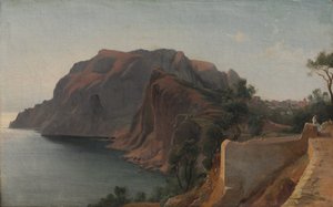 卡普里，约 1845 年（布面油画） 作者 让·阿奇里·本努维尔
