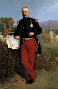 Achille Bazaine (1811-1888) 1864 年的帝国元帅：Francois Achille Bazaine (Francois-Achille) 的肖像，代表 1863 年至 1867 年期间在墨西哥的法国远征军指挥官，Jean Adolphe Beauce (1818-18775) 的画作，1867 年
