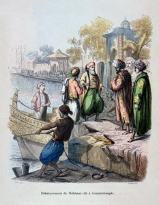 Mahomet Ali于1847年抵达君士坦丁堡。 作者 让·阿道夫·博斯