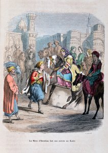 易卜拉欣·帕夏的母亲进入开罗，1847年