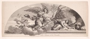 嫉妒与不和的寓意表现
La Jalousie et la Discorde（物上标题）