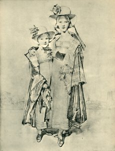 哈里耶特和卡罗琳·蒙塔古（Caroline Montagu），1815年，罗马，1943年。 作者 让·奥古斯特·多米尼克·英格里斯