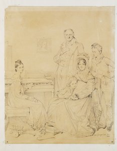 La famille Stamaty ... 作者 让·奥古斯特·多米尼克·英格里斯