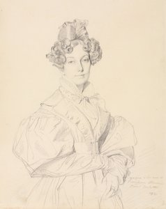 德西雷·拉乌尔·罗切特夫人（DésiréRaoul-Rochette），1830年。 作者 让·奥古斯特·多米尼克·英格里斯