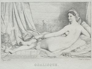 Odalisque 作者 让·奥古斯特·多米尼克·英格里斯