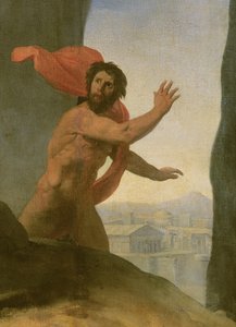 俄狄浦斯和狮身人面像，1808年 作者 让·奥古斯特·多米尼克·英格里斯