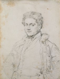 查尔斯-罗伯特-科克尔的画像，1817年 作者 让·奥古斯特·多米尼克·英格里斯