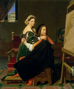 拉斐尔和福纳里纳，1814年 作者 让·奥古斯特·多米尼克·英格里斯