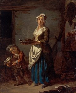 厨房女仆和洗碗女仆 作者 让·巴蒂斯特 (1728 1806) 卡彭蒂埃