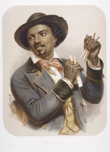 骨牌手》，1857年。 作者 让·巴蒂斯特·阿道夫·拉福斯