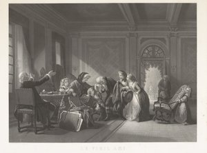Le Vieil Ami（物品上的标题） 作者 让·巴蒂斯特·阿尔弗雷德·科尼利埃