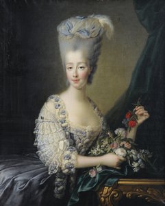 萨沃伊（1756-1805）的玛丽亚·特蕾莎公主（Maria Theresa），阿尔托瓦斯伯爵夫人 作者 让·巴蒂斯特（Jean Baptiste）安德烈·高铁（AndréGautier）Dagoty