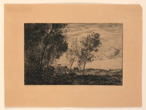 Dans les dunes: Souvenir du bois de la Haye（《沙丘中：豪格森林纪念册） 作者 让·巴蒂斯特·卡米尔·科罗