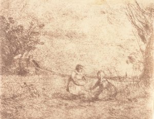 农场儿童 Les Enfants de la ferme, 1853. 作者 让·巴蒂斯特·卡米尔·科罗