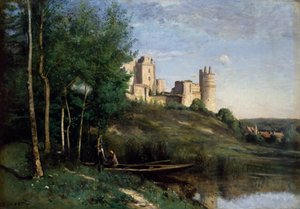 Pierrefonds城堡的废墟 作者 让·巴蒂斯特·卡米尔·科罗