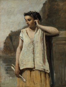 缪斯：历史，1865年 作者 让·巴蒂斯特·卡米尔·科罗