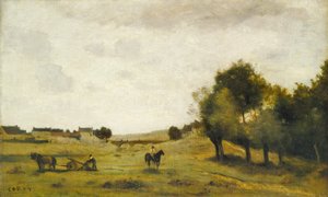 Epernon附近的景观，18501860。 作者 让·巴蒂斯特·卡米尔·科罗
