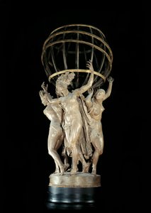 世界的四个部分支撑着陆地的雕塑，让-巴蒂斯特（Jean-Baptiste）-卡尔波（1827-1875） 19世纪 巴黎，奥赛博物馆